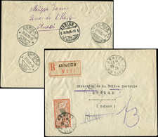 Let LETTRES DU XXe SIECLE N°145 Obl. ANNECY 25/7/25 S. Env. Rec. Pour La SUISSE, TB - Briefe U. Dokumente