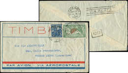 Let LETTRES DU XXe SIECLE N°207 + 257 Obl. Paris 11/5/29 S. Env. Par Avion, Arr. BUENOS-AIRES Le 20/5, TB - Briefe U. Dokumente