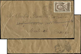 Let LETTRES DU XXe SIECLE N°310 Obl. Paris 123 23/4/36 Sur Env., Arr. Au CANADA Le 2/5, TB - Lettres & Documents