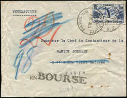 Let LETTRES DU XXe SIECLE N°334 Obl. PARIS 35 24/5/37 Sur Pneu Pour Paris 22 Réexpédié à Paris 98, TB - Briefe U. Dokumente