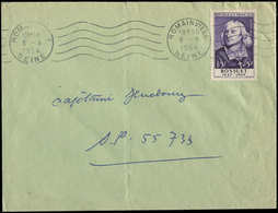 Let LETTRES DU XXe SIECLE N°990 Obl. Romainville 8/9/54 Sur Env. Pour Un Militaire En ALLEMAGNE, TB - Briefe U. Dokumente