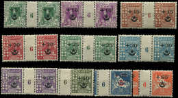 ** ALGERIE Lot De 10 PAIRES Mill. Différentes Entre N°58 Et 67, TB, Cote Maury - Autres & Non Classés