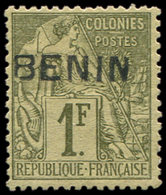 * BENIN 13 : 1f. Vert Olive, TB. C - Other & Unclassified