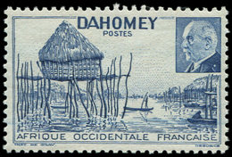 ** DAHOMEY 150a : Pétain Bleu, SANS Faciale, TB - Autres & Non Classés