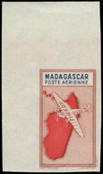 ** MADAGASCAR PA 33 : Rose Et Rouge, SANS La Valeur, NON DENTELE Cdf, TB - Other & Unclassified