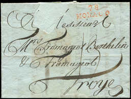 Let MONACO MP 78/MONACO Rouge N°11 S. LAC Du 3 Août 1793, Bureau Français Rattaché Au Département Des Alpes Maritimes (M - Used Stamps