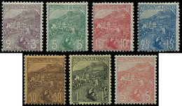 * MONACO 27/33 : La Série, N°27 **, TB - Used Stamps