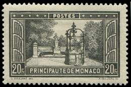 * MONACO 134 : 20f. Noir, Vue De La Principauté, TB - Used Stamps