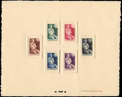 MONACO 287/92 Oeuvres Charitables, La Série En épreuve Collective, TB - Used Stamps