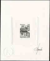 MONACO 2353 : Phil 2002, épreuve D'artiste En Noir Signée, TB - Used Stamps