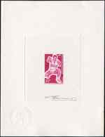 POLYNESIE FRANCAISE 69 : 22f. Sport, épreuve D'artiste En Lilas Rose, TB - Unused Stamps