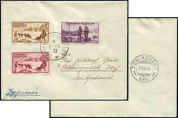 Let SAINT PIERRE ET MIQUELON 170, 171 Et 175 Obl. Càd St PIERRE-ET-MIQUELON 1/3/39 S. Env. Tarif Imprimés Pour La Suisse - Unused Stamps