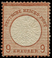 * EMPIRE 24 : 9kr. Brun-rouge, Pelurages, Aspect TB. C - Oblitérés