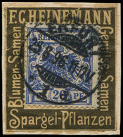 EMPIRE 48 : 20p. Bleu, Obl. Càd 25/8/96 ERFURT Sur Porte-timbres Heinemann, TB - Oblitérés