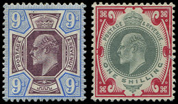 * GRANDE BRETAGNE 115 Et 117 : 9d. Bleu Et Violet + 1s. Rouge Et Vert, TB - Unused Stamps