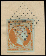 GRECE 7 : 10l. Orange S. Azuré, Obl. S. Fragt, TB - Used Stamps