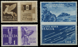 ** ITALIE PA 12, 14 Et 15 : Avec Pub Nationale, NON EMIS, Sassone N°12A/C, TB - Airmail