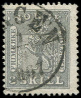 NORVEGE 7 : 3s. Gris-violet, Obl., TB - Unused Stamps