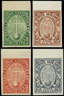 ** VATICAN 40/43 : Année Sainte, La Série NON DENTELEE Bdf, TB, Cote Sassone - Unused Stamps