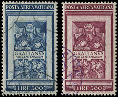 VATICAN PA 20/21 : Gratien, Obl., TB - Airmail