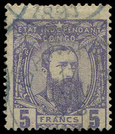 CONGO BELGE 11 : 5f. Violet, Obl., TB - Other & Unclassified