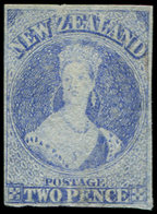 (*) NOUVELLE-ZELANDE 13 : 2p. Bleu-violet, Petit Pelurage, Aspect TB - Autres & Non Classés