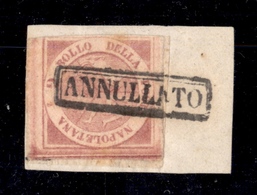 0029 ANTICHI STATI - NAPOLI - 1858 - Mezzo Grano (1) - Preciso A Sinistra In Basso (725) - Andere & Zonder Classificatie