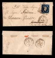 0063 ANTICHI STATI - SARDEGNA - Letterina Da Nizza A Cherasco Del 8.5.53 Affrancata Con 20 Cent (2) - Molto Bella - Bola - Other & Unclassified