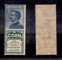 0278 REGNO - 1924 - Pubblicitari - 25 Cent Coen (5) - Gomma Integra (800) - Autres & Non Classés