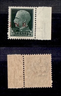 0321 REPUBBLICA SOCIALE - 1943 - GNR Brescia - 25 Cent (474/Ifc) Bordo Foglio Con Soprastampa Incompleta G A Cavallo E P - Otros & Sin Clasificación