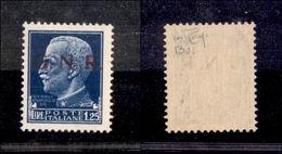 0325 REPUBBLICA SOCIALE - 1943 - GNR Brescia - 1,25 Lire (480/I) - Gomma Integra - Raybaudi (2.700) - Other & Unclassified