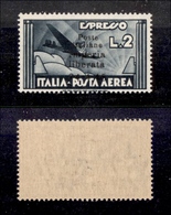 0428 EMISSIONI LOCALI - IMPERIA - 1945 - 2 Lire Aero Espresso (19) - Nuovo Con Gomma - Cert. AG (3.500) - Andere & Zonder Classificatie