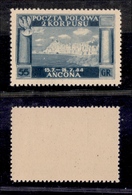 0441 EMISSIONI LOCALI - CORPO POLACCO - 1946 - 55 Groszy (6A) - Gomma Integra - Ottimamente Centrato - Cert. AG (825) - Sonstige & Ohne Zuordnung