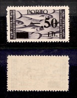 0498 OCCUPAZIONI - LITORALE SLOVENO - 1946 - Segnatasse - 50 Lire Su 20 (6A) Con Cifre In Carattere Diverso - Gomma Inte - Autres & Non Classés