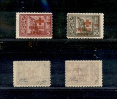 0586 COLONIE - EGEO - 1945 - Croce Rossa (132/133) - Serie Completa - Gomma Integra - Oliva (250) - Otros & Sin Clasificación