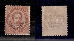 0596 COLONIE - ERITREA - 1893 - 10 Cent Umberto (4) - Gomma Integra - Ottimamente Centrato - Molto Bello (2.400) - Other & Unclassified