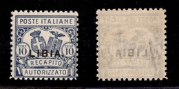 0687 COLONIE - LIBIA - 1929 - 10 Cent Recapito Autorizzato (1) - Gomma Integra (500) - Otros & Sin Clasificación