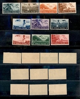 0732 COLONIE - SOMALIA - 1936 - Soggetti Africani (17/26-Aerea) - Serie Completa - Gomma Integra (400) - Sonstige & Ohne Zuordnung