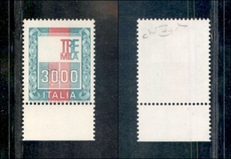 0766 REPUBBLICA - 1979 - 3000 Lire Alti Valori (1440) Senza La Stampa Del Bruno (effige + Emblema Repubblica) - Bordo Di - Andere & Zonder Classificatie