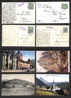 0860 COLLETTORIE - TRENTINO ALTO ADIGE - 1906/1915 - Collettorie - Quattro Cartoline (Bondo/ Braguzzo/Eggenthal/Jenesien - Andere & Zonder Classificatie