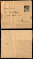 0912 CIPRO - Fascetta Postale 1/2 Piastra - Nikosia 5.12.25 Per Vienna - Andere & Zonder Classificatie