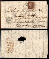 0939 GRAN BRETAGNA - Lettera Da Roma Del 7.3.1842 Per Londra E Qui Riaffrancata Con 1 Penny E Fatta Proseguire Per Devon - Altri & Non Classificati