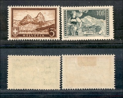 0966 SVIZZERA - 1930/1931 - Vedute (244/245) - Serie Completa - Nuova Con Gomma - Autres & Non Classés