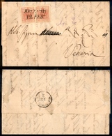 1084 ANTICHI STATI - LOMBARDO VENETO - Due 15 Cent (20) Su Lettera Da Belluno A Venezia Del 12.2.55 - Indirizzo Ritaglia - Andere & Zonder Classificatie