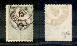 1112 ANTICHI STATI - LOMBARDO VENETO - Marche Da Bollo - 1854 - 15 Cent (3) - Colla (110) - Other & Unclassified