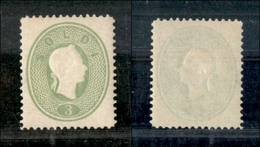 1115 ANTICHI STATI - LOMBARDO VENETO - 1894 - Ristampe - 3 Soldi Verde (R13) - Gomma Integra - Andere & Zonder Classificatie