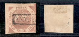 1128 ANTICHI STATI - NAPOLI - 1858 - 2 Grana (6) Rosa Chiaro - Usato - Autres & Non Classés