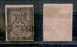 1145 ANTICHI STATI - PARMA - 1852 - 15 Cent Rosa Giglio Bombonico (3) - Usato (200) - Other & Unclassified