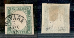 1193 ANTICHI STATI - SARDEGNA - 5 Nov 55 - 5 Cent (13) Appena Toccato In Basso A Sinistra - Oliva - Sonstige & Ohne Zuordnung