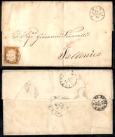 1232 ANTICHI STATI - SARDEGNA - 10 Cent Arancio Bruno (14Dg) - Lettera Da Pistoia A Follonica Del 24.12.62 - Autres & Non Classés